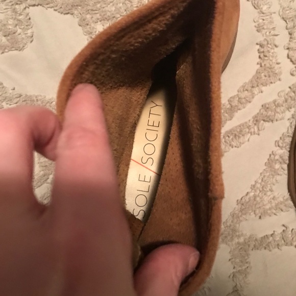 Sole Society Tan Suede Boots - Picture 4 of 6
